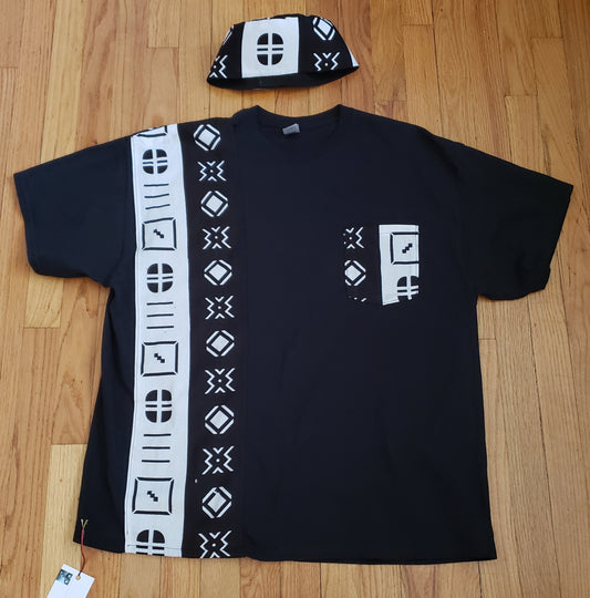 Short Sleeve Africa Inspired T-Shirt