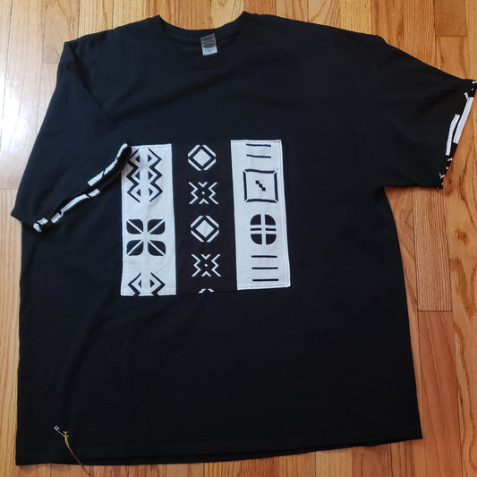 Short Sleeve Africa Inspired T-Shiki