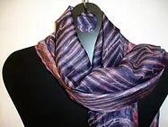 100 % Silk Shibori Scarves