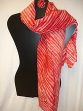 100 % Silk Shibori Scarves
