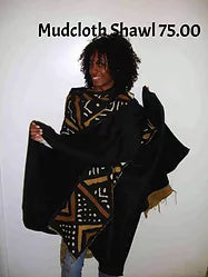 Save 50.00 off this Authentic Mud cloth and Fleece Shawls. Four Color Mud cloth from Mali West Africa